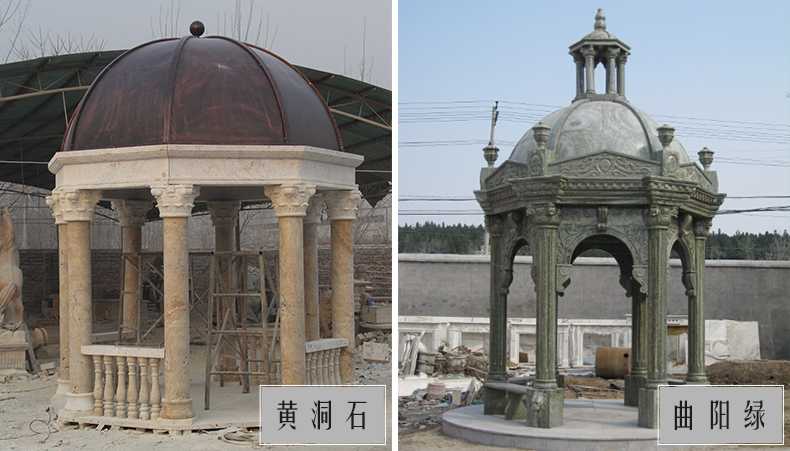 歐式景觀亭子，石雕大理石亭子，河北涼亭廠家