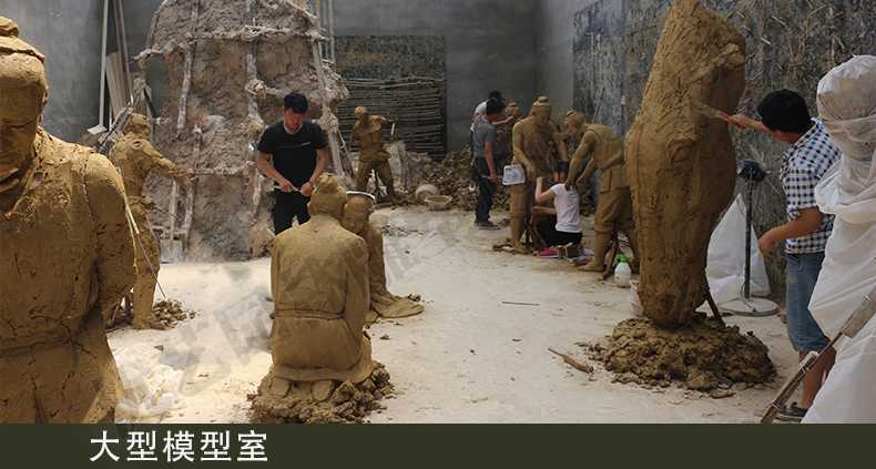 銅雕塑模型室，銅雕塑模型